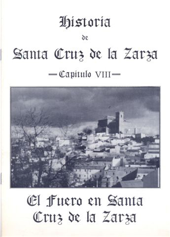 Capítulo VIII: El Fuero de Santa Cruz de la Zarza