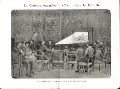 Vista de una sesión de proyección