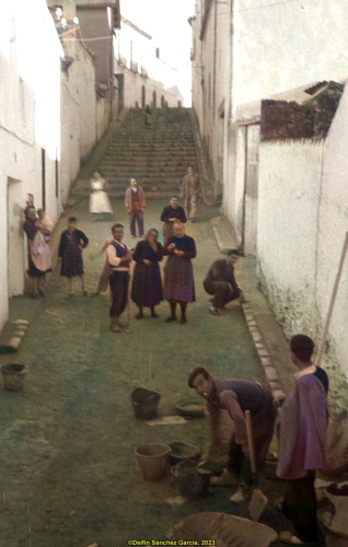 Final de obras en las escalerillas (1955)