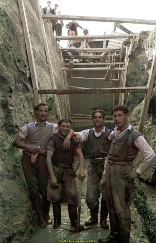 Obras del alcantarillado (1955)