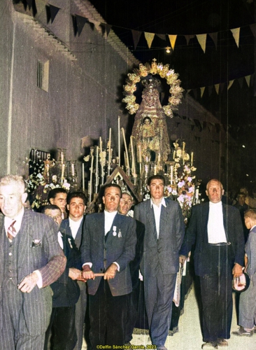 Procesión de la Virgen del Rosario (1956)