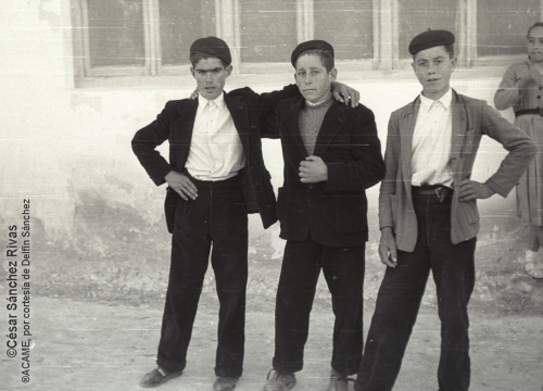 1954-Tres-amigos-Pichirra-Martin-y-Luis