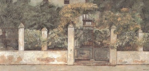 Calle de Castilla la Mancha (1980) 77 X 146,5 cm