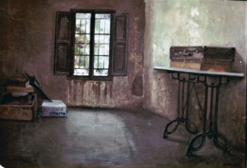 Desván (1980)   50 x  73 cm.