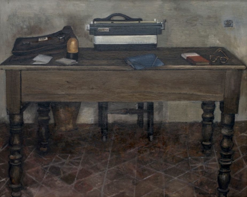 Despacho de Félix (1979)  50 x  61.5 cm.