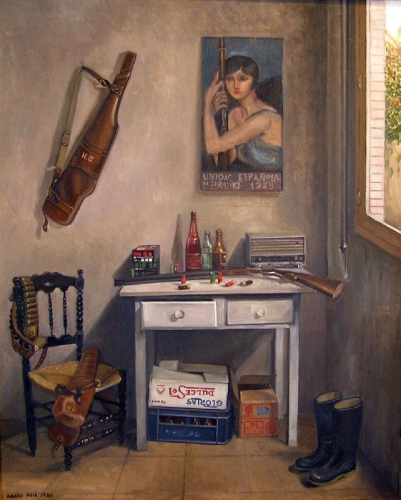 Escena doméstica (1984)   100 x  81 cm.