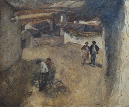 Escena-rural (1960) 60 x 72 cm.