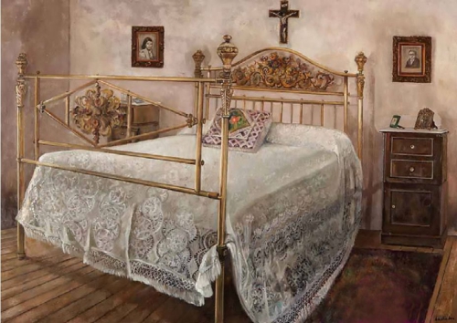 La cama de Lola (Cama nº 1) (1981)  81 x  116 cm.