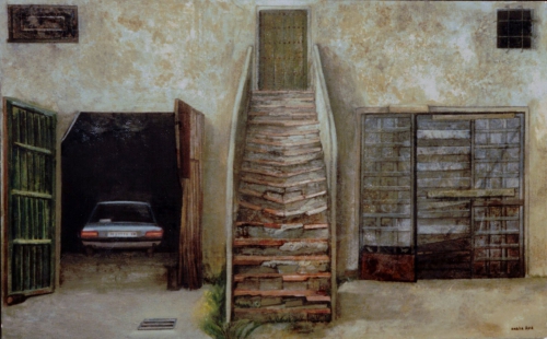 Patio de mi casa nº 3 (1987)   73 x  116 cm.