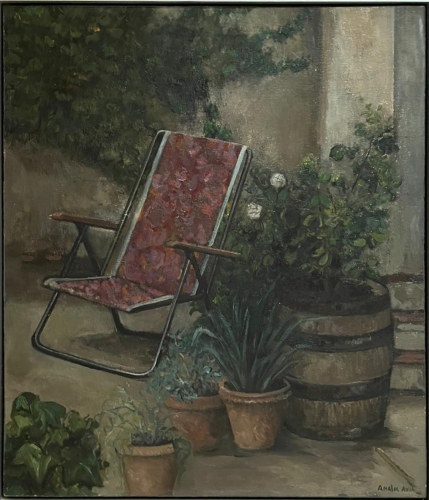 Patio con tiestos (1985)