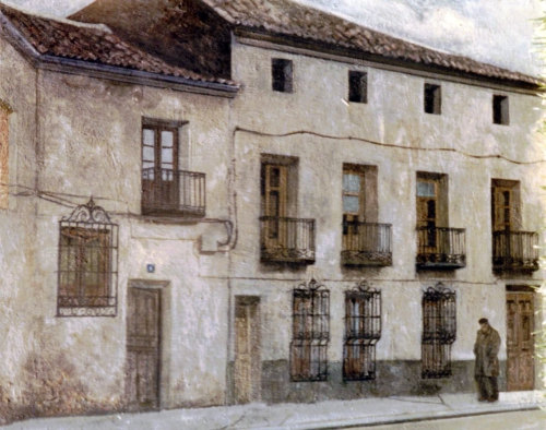 Casa de Pachi (1985)   62 x  75 cm.